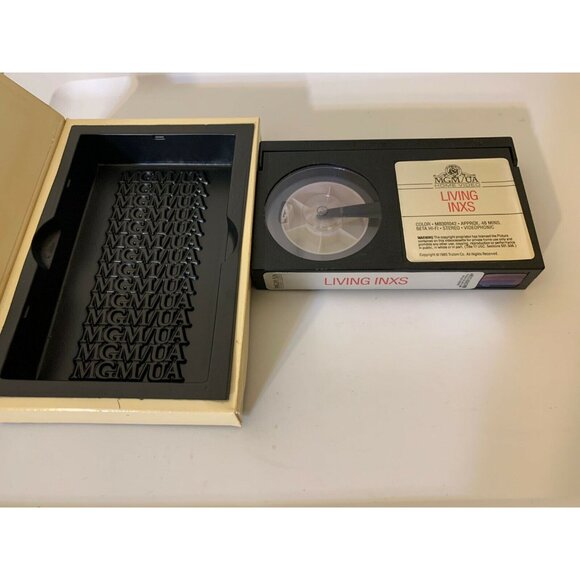 Inxs Living Inxs Live Performance Beta Betamax Video Tape Not Vhs Rare - Picture 4 of 9